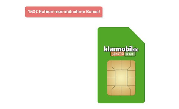 🔥 Vodafone Allnet Flat mit 20GB LTE für effektiv 3,74€ mtl. dank 150€ Bonus