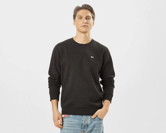 Tommy Jeans Sweatshirt in Schwarz für 39€ (statt 51€)