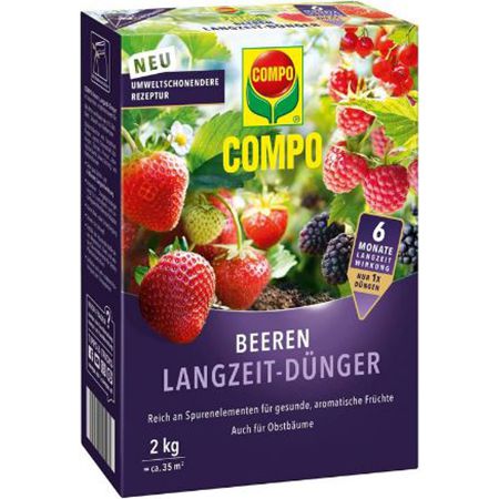 2Kg Compo Langzeit Dünger für Beeren, Obst & Feingemüse für 10,99€ (statt 15€)