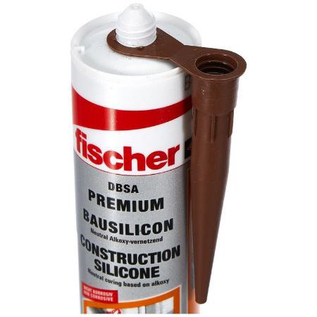 fischer Premium Bausilikon für Innen & Außen, 310ml, braun für 11€ (statt 14€)