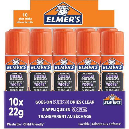 10er Pack Elmers Lila Klebestift je 22g ab 12,34€ (statt 22€)