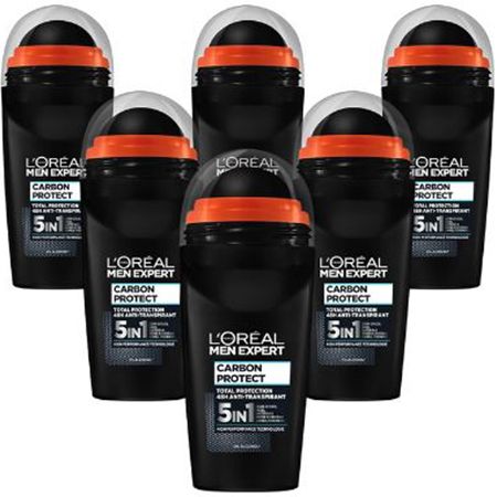 6er Pack LOréal Men Expert Carbon Protect Deoroller ab 8,45€ (statt 14€)