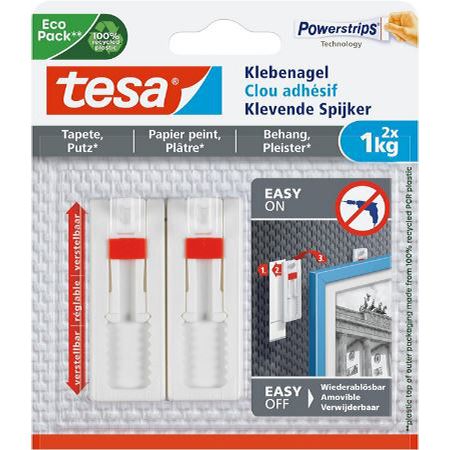 2er Pack tesa Klebenagel für Tapeten & Putz für 4,95€ (statt 8€)