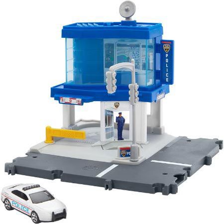 Matchbox Polizeiverkehrsstelle Spielset mit Auto für 10,99€ (statt 18€)