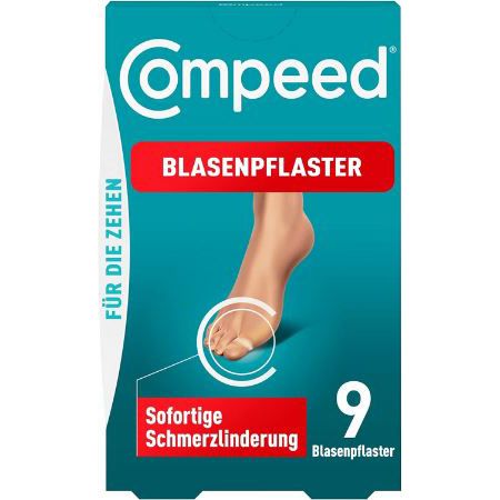 9er Pack Compeed Zehen Blasenpflaster ab 3,55€ (statt 7€)