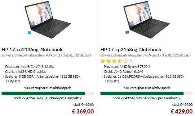 💻 Alternate Notebook Sale bis  20%   z.B. HP Omen für 1.406€ (statt 1.796€)