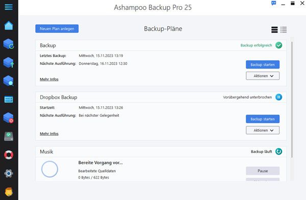 Computer Bild: Ashampoo Backup Pro 17 (Vollversion) gratis