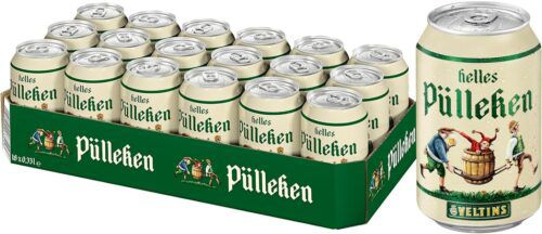 Helles Pülleken in der 0,33L Dose   18er Pack ab 9,49€ (statt 14€)