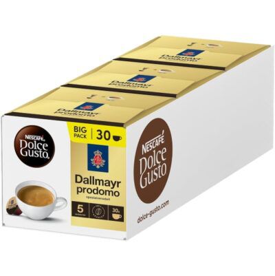 ☕ 90er Pack NESCAFÉ Dolce Gusto Dallmayr Prodomo Kapseln ab 23,27€ (statt 30€)