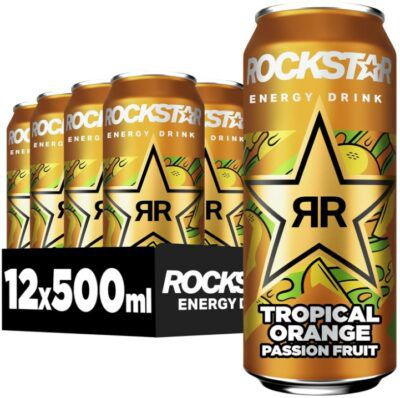 🍊 12x Rockstar Energy Drink Tropical Orange Passion Fruit ab 11€ (statt 18€)