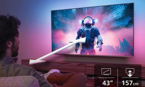 PHILIPS 43 UHD LED TV mit Ambilight für 399€ (statt 454€)