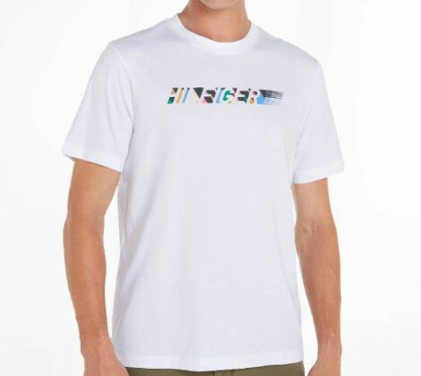 Tommy Hilfiger T Shirt mit Logo Print für 34,94€ (statt 55€)