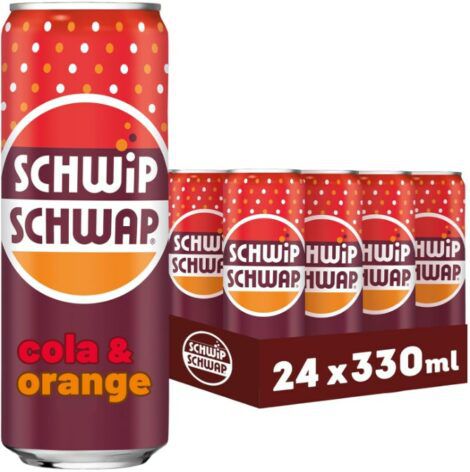 🥤 24x Schwip Schwap Cola Orange (0,33l) für 14€ (statt 21€)   58 Cent pro Dose!