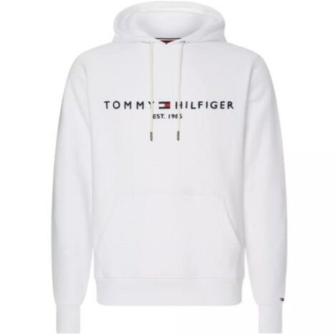 Tommy Hilfiger Blend Logo Hoody in Weiß für 59,95€ (statt 78€)