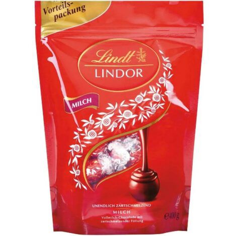 🍫 Lindt LINDOR Kugeln Vollmilchschokolade 400g für 7,89€ (statt 10€)