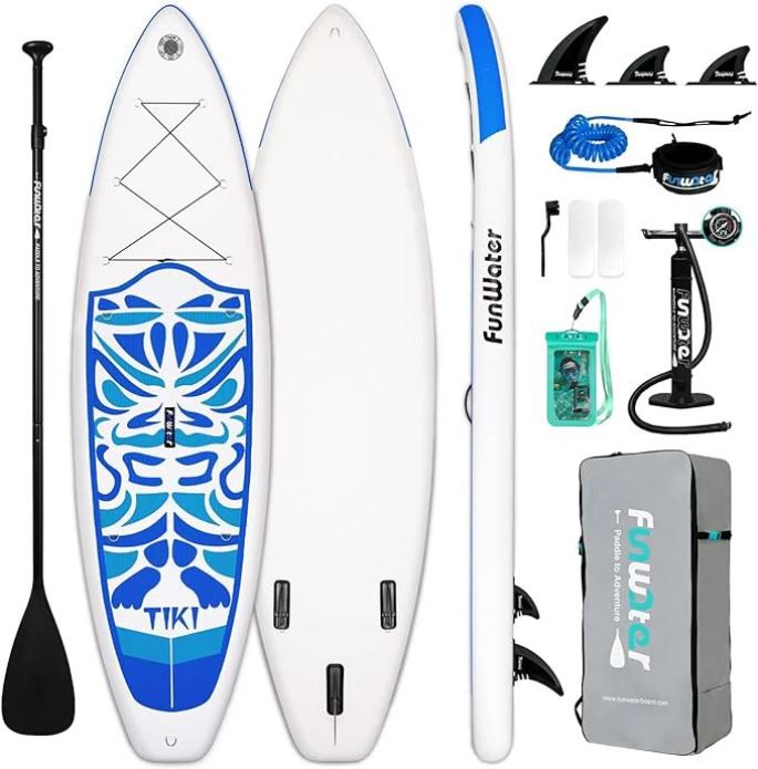 FunWater Stand Up Paddle Board Kit, aufblasbar für 149,99€ (statt 186€)