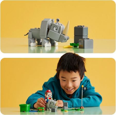 LEGO 71420 Super Mario Rambi das Rhino Set für 4,99€ (statt 9€)