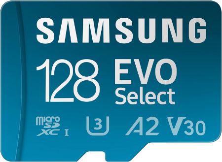 Samsung EVO Select (2024) microSD Karte + Adapter, 128GB für 11,99€ (statt 17€)