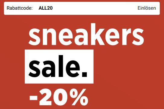 👟 43einhalb Sneaker Sale + 20% Extra Rabatt   Nur Heute!