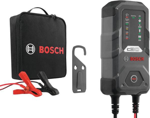 Bosch C30 Kfz Batterieladegerät mit Erhaltungsfunktion für 50,81€ (statt 62€)