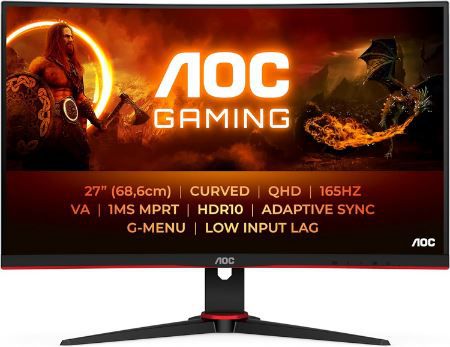 AOC CQ27G2SE 27 Zoll QHD Curved Gaming Monitor für 179,99€ (statt 220€)