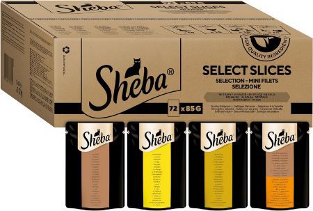 😻 72x Sheba Selection Katzenfutter in Sauce, je 85g ab 28€ (statt 35€)