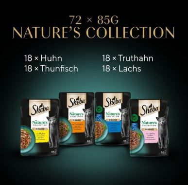 72er Pack Sheba Natures Collection in Sauce ab 30,50€ (statt 40€)