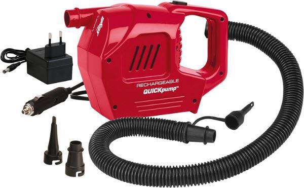 Coleman QuickPump Luftpumpe mit Akku, 12V & 230V für 28,69€ (statt 39€)