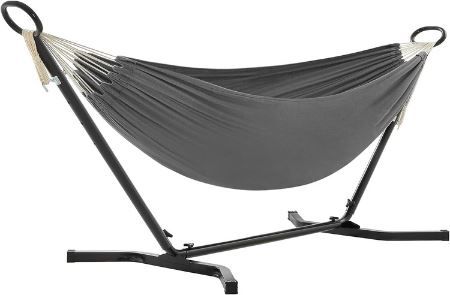 Songmics Hängematte mit Gestell, 210 x 150cm für 62,04€ (statt 73€)