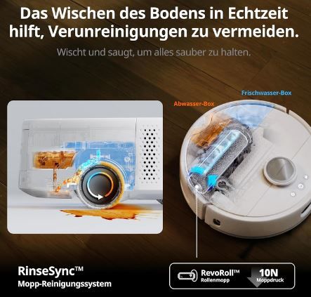 SwitchBot S10 Saug  & Wischroboter mit Absaugstation für 679,99€ (statt 800€)