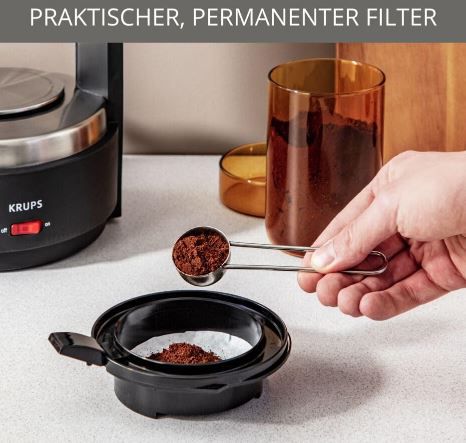 Krups KM468910 Filterkaffeemaschine mit 850 Watt für 100,49€ (statt 118€)