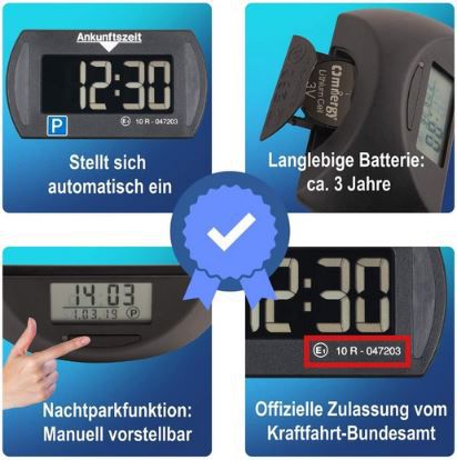 Needit Park Mini elektronische Parkscheibe mit Zulassung für 21,99€ (statt 28€)