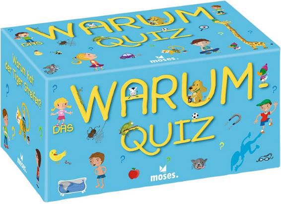 moses. Das Warum Quiz, Kinder Wissensquiz für 6,99€ (statt 13€)