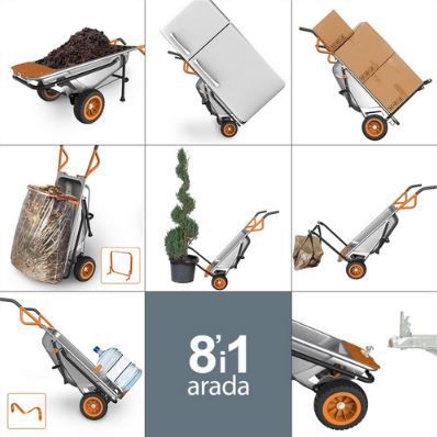 Worx WG050 Aerocart Multifunktions Schubkarre für 161€ (statt 185€)