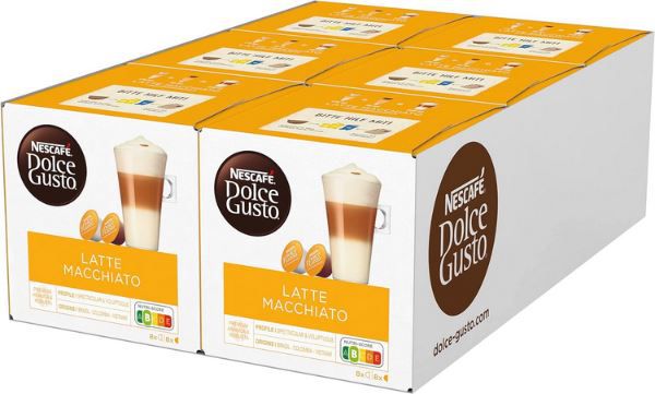 48er Pack Nescafe Dolce Gusto Latte Macchiato Kapseln ab 25€ (statt 33€)