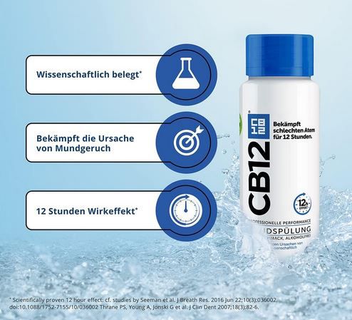 CB12 Mundwasser   Bekämpft die Ursache von Mundgeruch, 500ml ab 12,34€ (statt 15€)