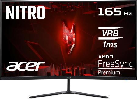 Acer Nitro ED320QRS3 Gaming Monitor, 31,5 FHD, 165Hz für 194€ (statt 235€)