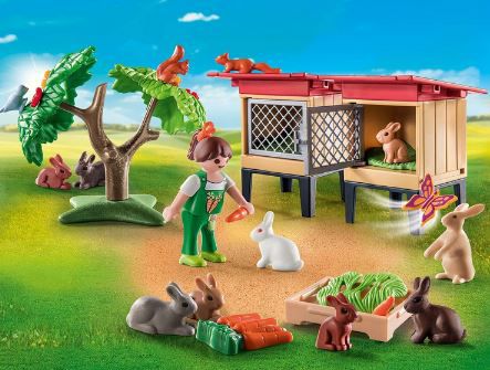 Playmobil 71252 Country Kaninchenstall Set für 10,99€ (statt 15€)