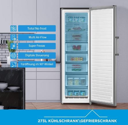 Midea MDRU385MTE46 NoFrost Gefrierschrank mit 273L für 483,65€ (statt 599€)