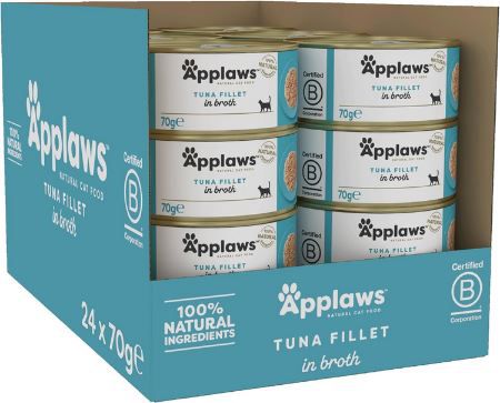 24er Pack Applaws 100% Natural Thunfischfilet Futter ab 18,53€ (statt 24€)