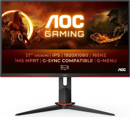 AOC 27G2SP 27 FHD Gaming Monitor mit 165 Hz, 1ms für 149,99€ (statt 180€)