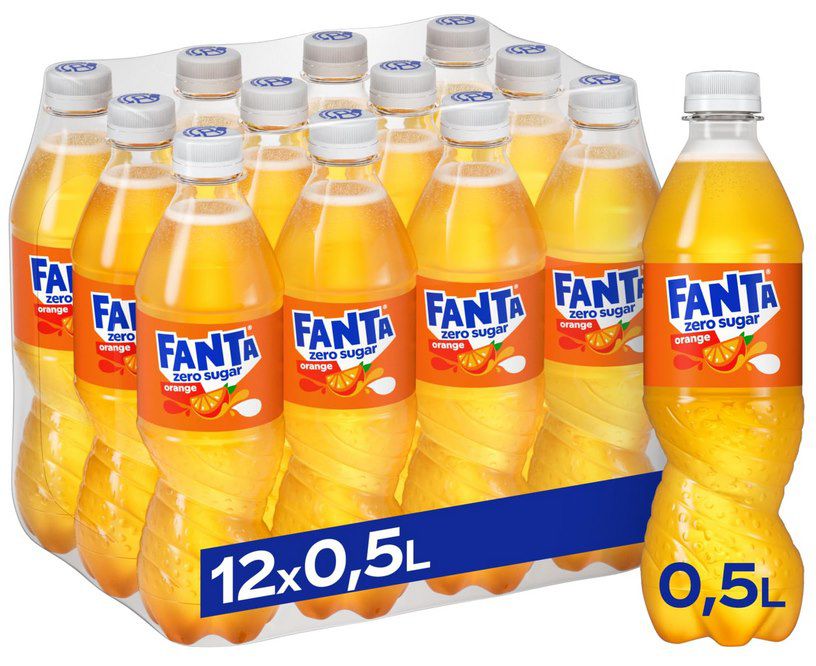 12x Fanta Zero Orange (je 500 ml) ab 9,89€ (statt 12€)