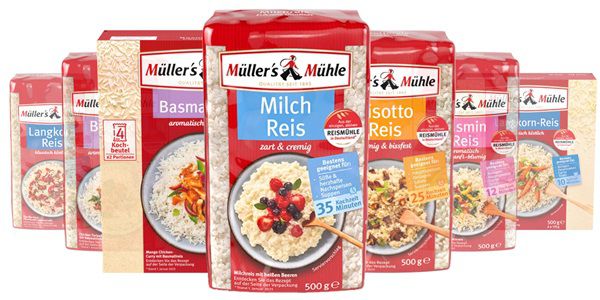 Müller´s Mühle Reis gratis ausprobieren