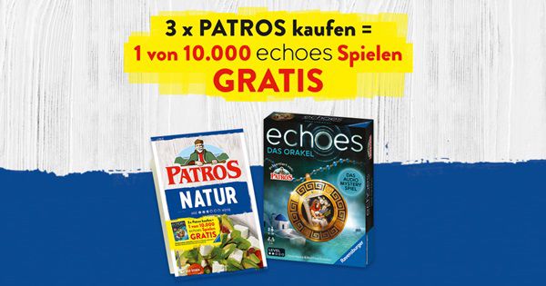 3x Patros kaufen   echoes Spiel gratis dazu