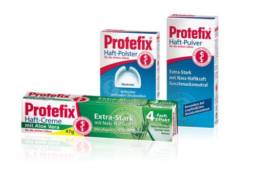 Protefix: Probe Haftcreme, Wund/Schutzgel oder Haftpolster gratis anfordern