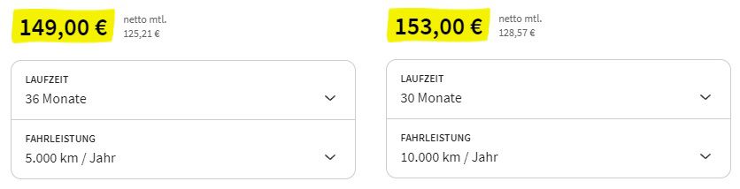 🚘 Privat & Gewerbe: Volkswagen Taigo mit 95 PS für 149€ mtl.   LF 0.65