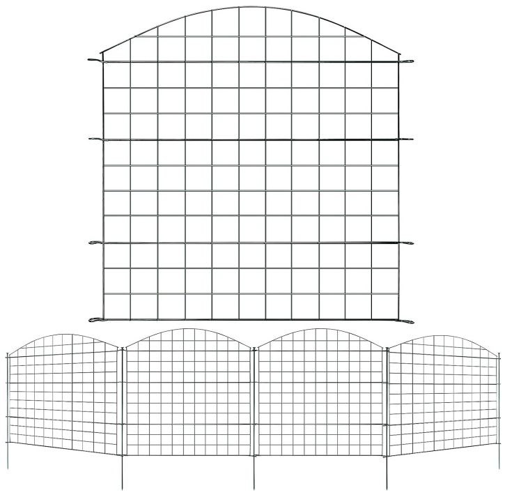 Lospitch Gartenzaun Set mit Befestigungsstäben für 37€ (statt 53€)