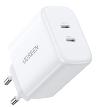 UGREEN 40W USB C Ladegerät mit 2 Ports & PD 3.0 für 19€ (statt 23€)