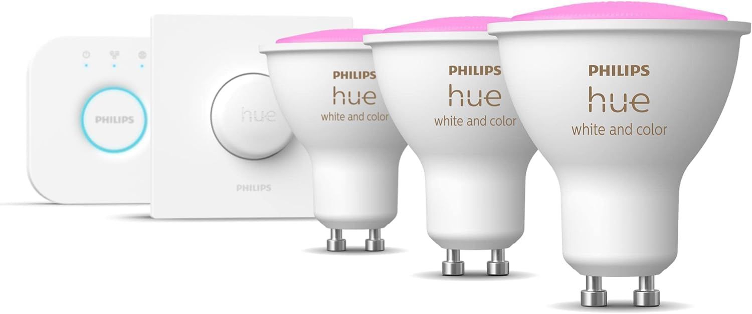 Philips Hue White & Color Ambiance GU10 Starter Set für 117,99€ (statt 144€)
