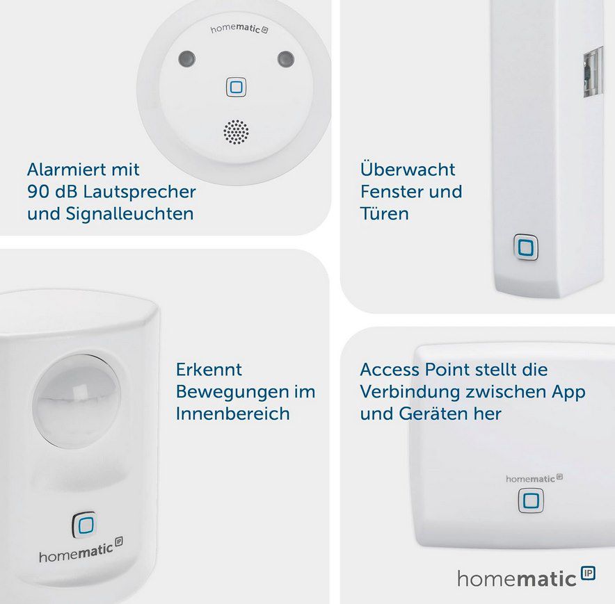 Homematic IP Starter Set Alarmsirene für 99,95€ (statt 144€)